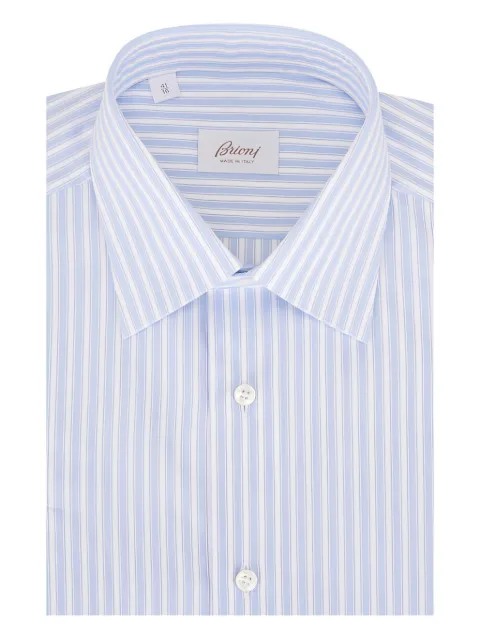Brioni striped-pattern shirt