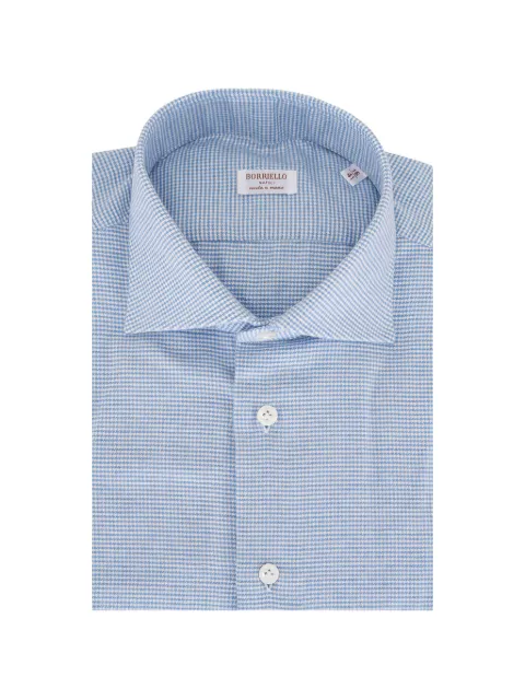 BORRIELLO NAPOLI button-down check shirt