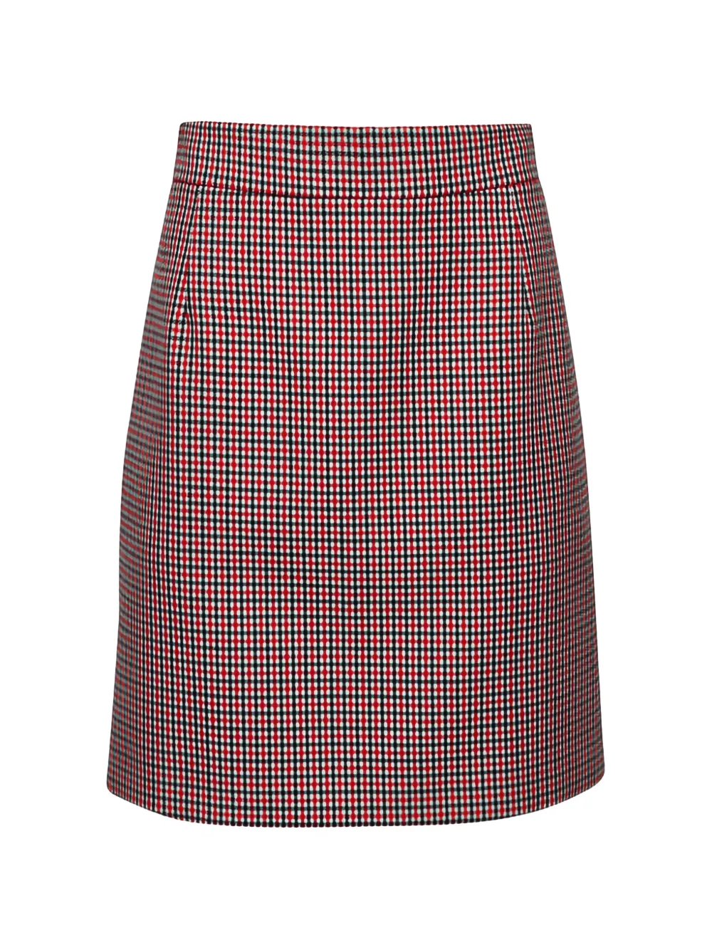 Akris Punto check-pattern skirt - Rosso