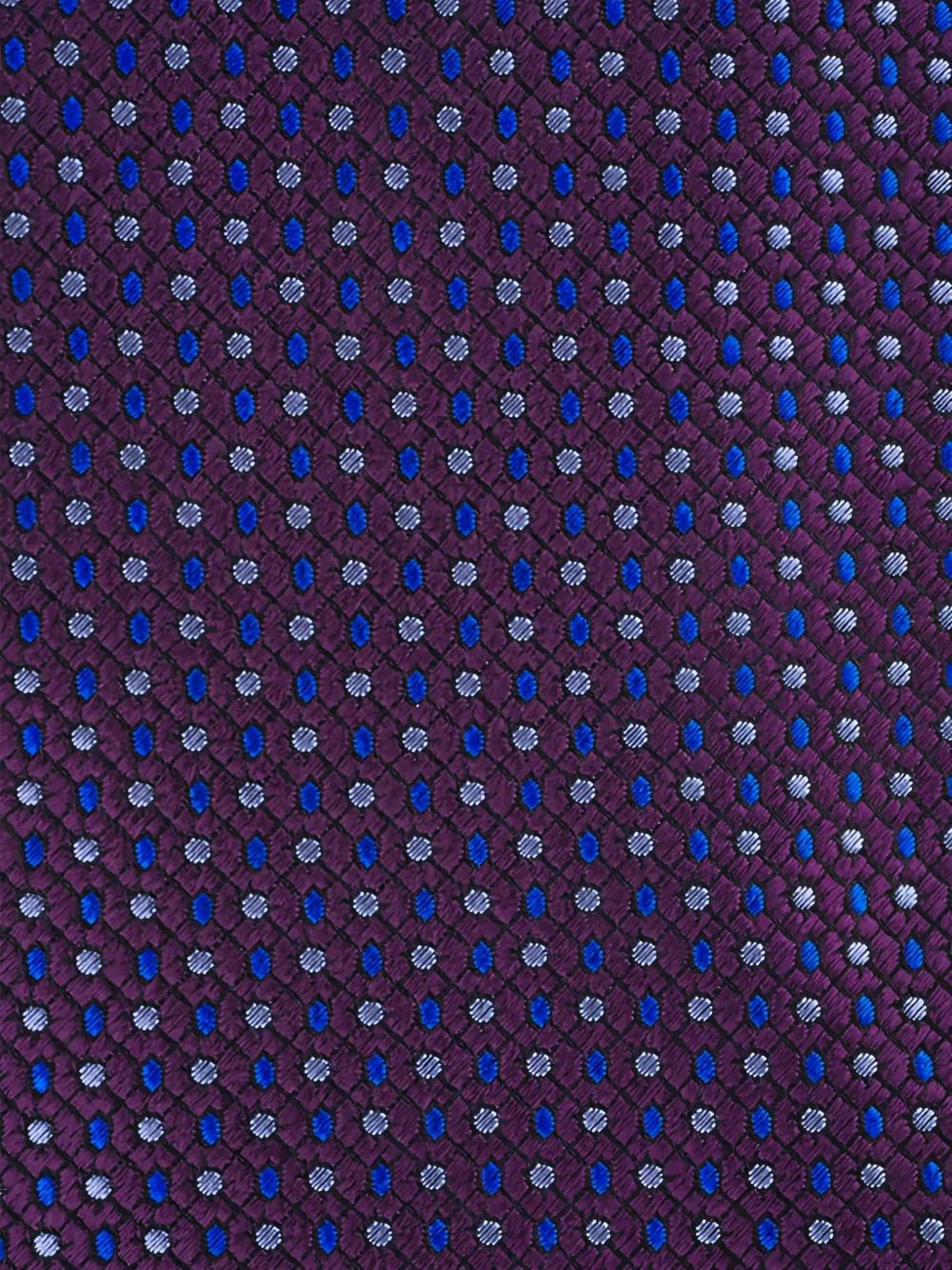 Canali Stropdas met stippen - Paars