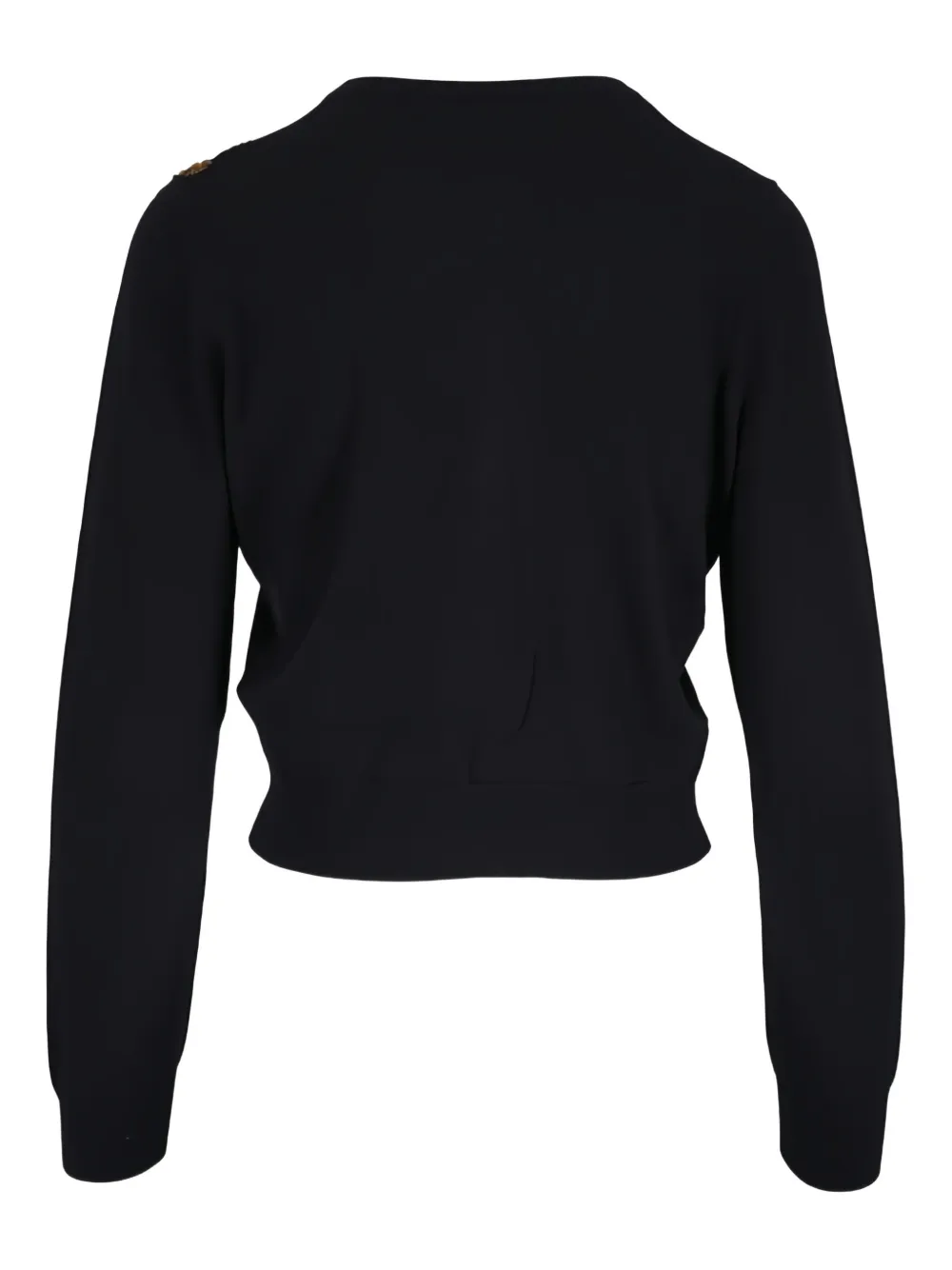 Carolina Herrera Vest met geborduurd blad Zwart
