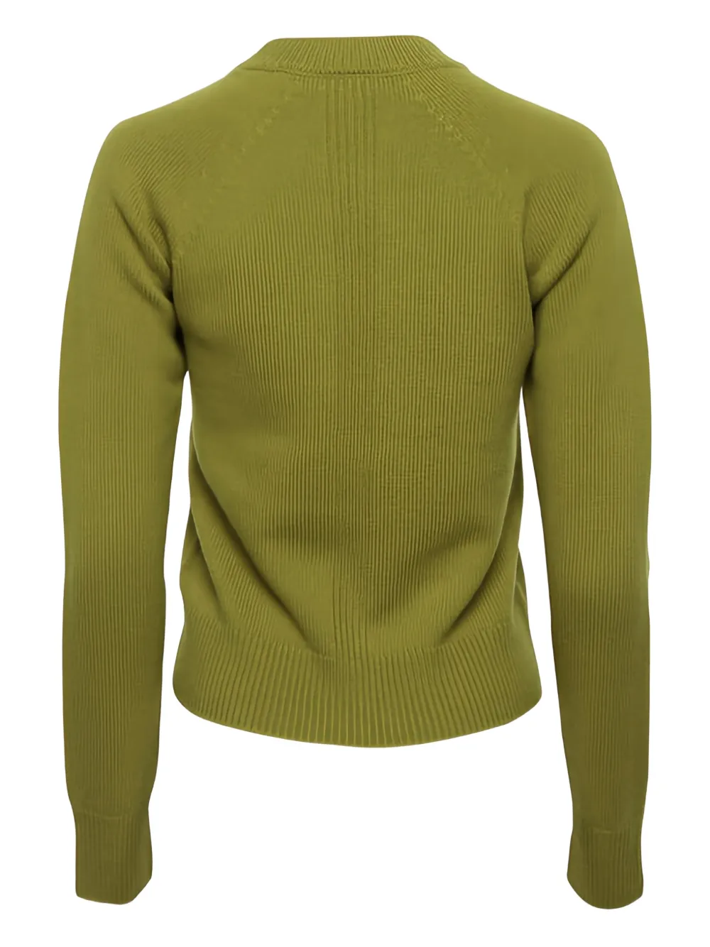 A.l.c Ribbed Crew-neck Sweater In Green
