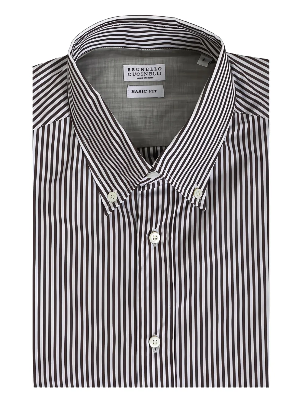 Brunello Cucinelli striped shirt - White