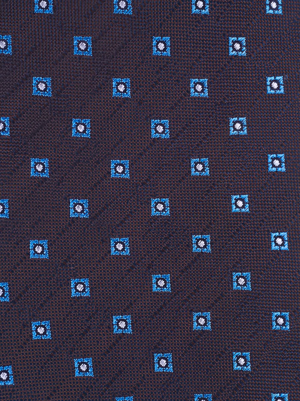 Canali Zijden stropdas met patroon - Grijs