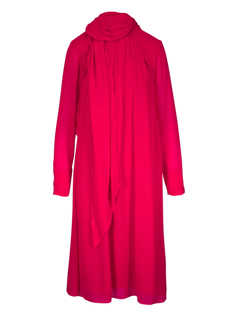 Dorothee Schumacher Abito midi drappeggiato - Rosso