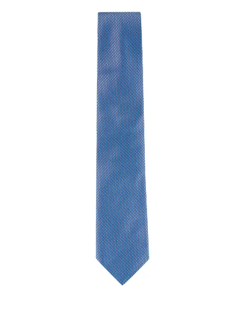 Eton geometric-pattern tie