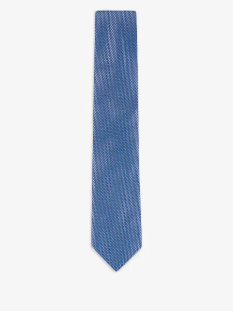 Eton geometric-pattern tie