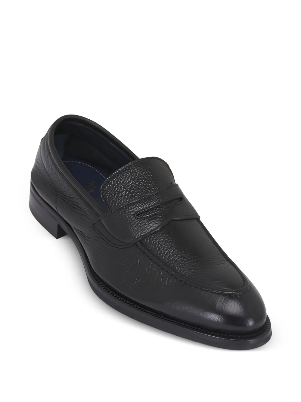 Di Bianco Aviano almond-toe textured loafers | Image 2