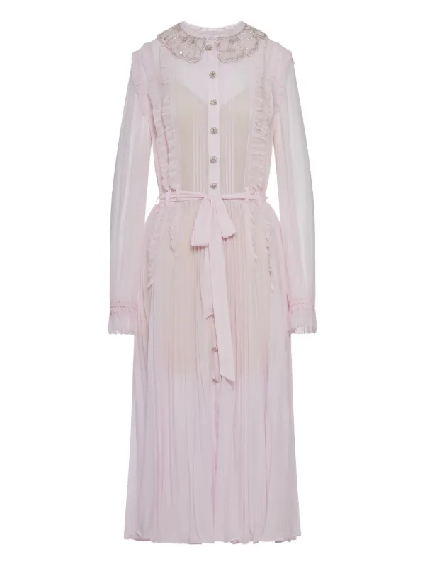 lace trim pleated midi dress ted baker ted baker lace trim pleated midi dress
