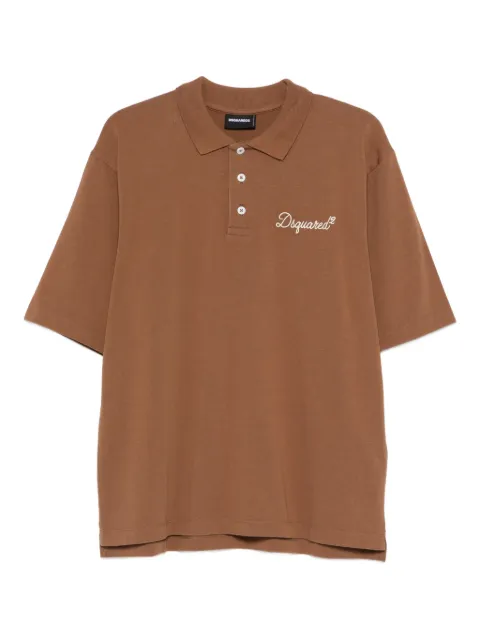 DSQUARED2 polo à broderies