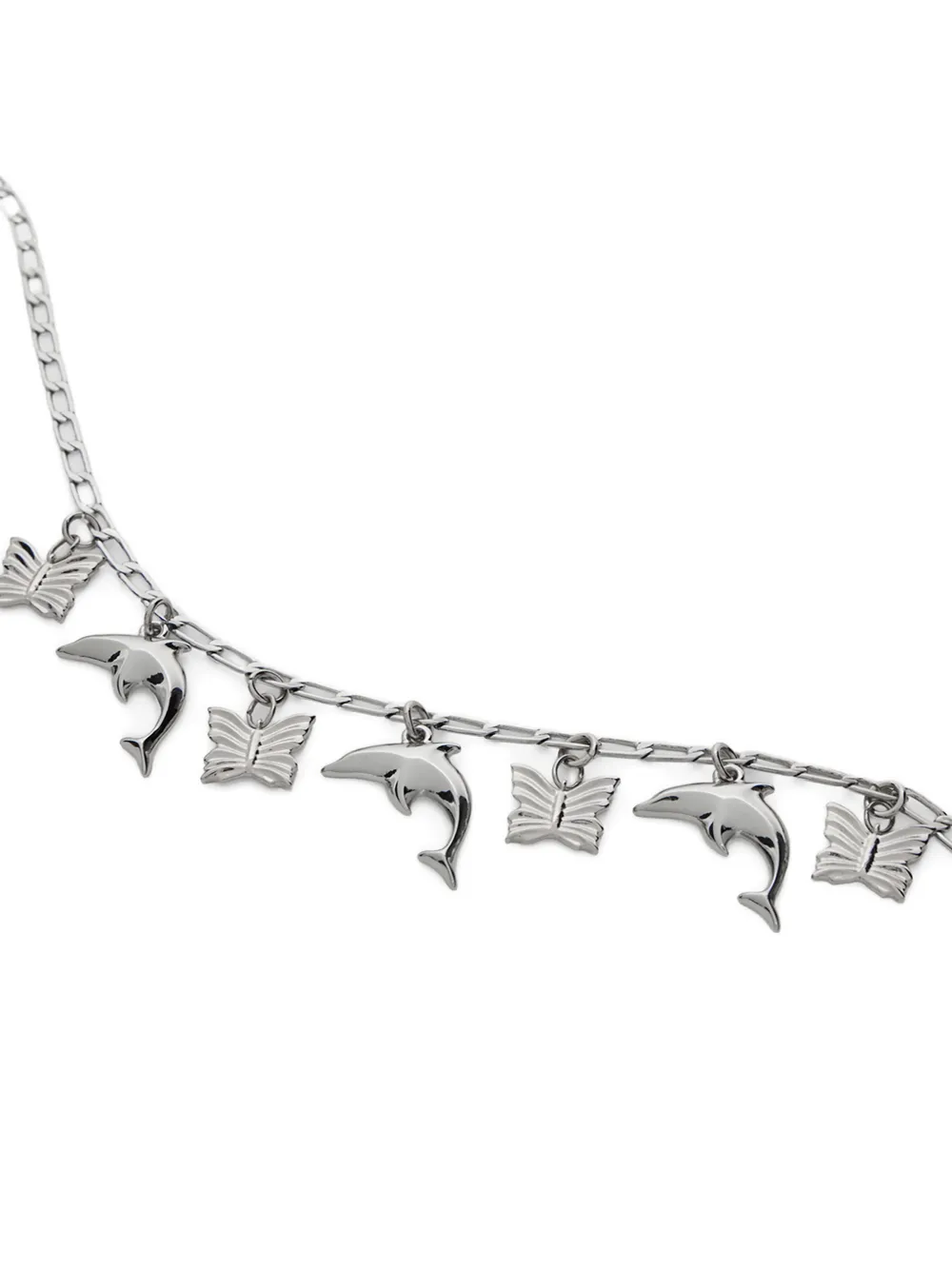  Blumarine Gargantilla Con Charms - Plateado 