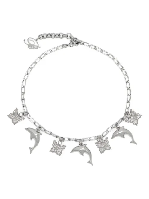 Blumarine charms choker necklace
