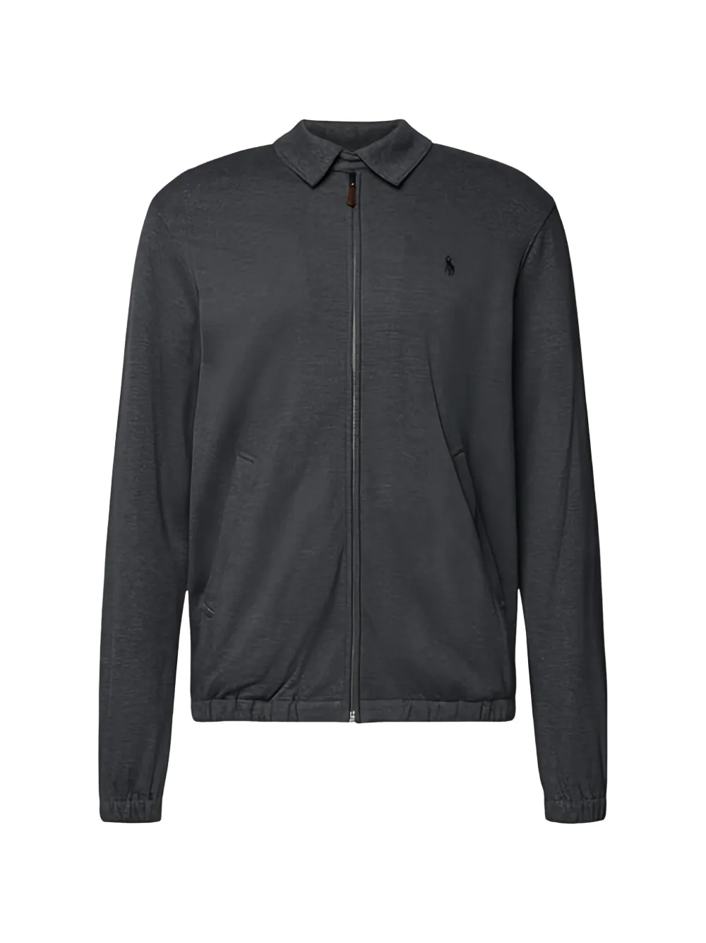 Polo Ralph Lauren herringbone long sleeve zip coat - Grigio