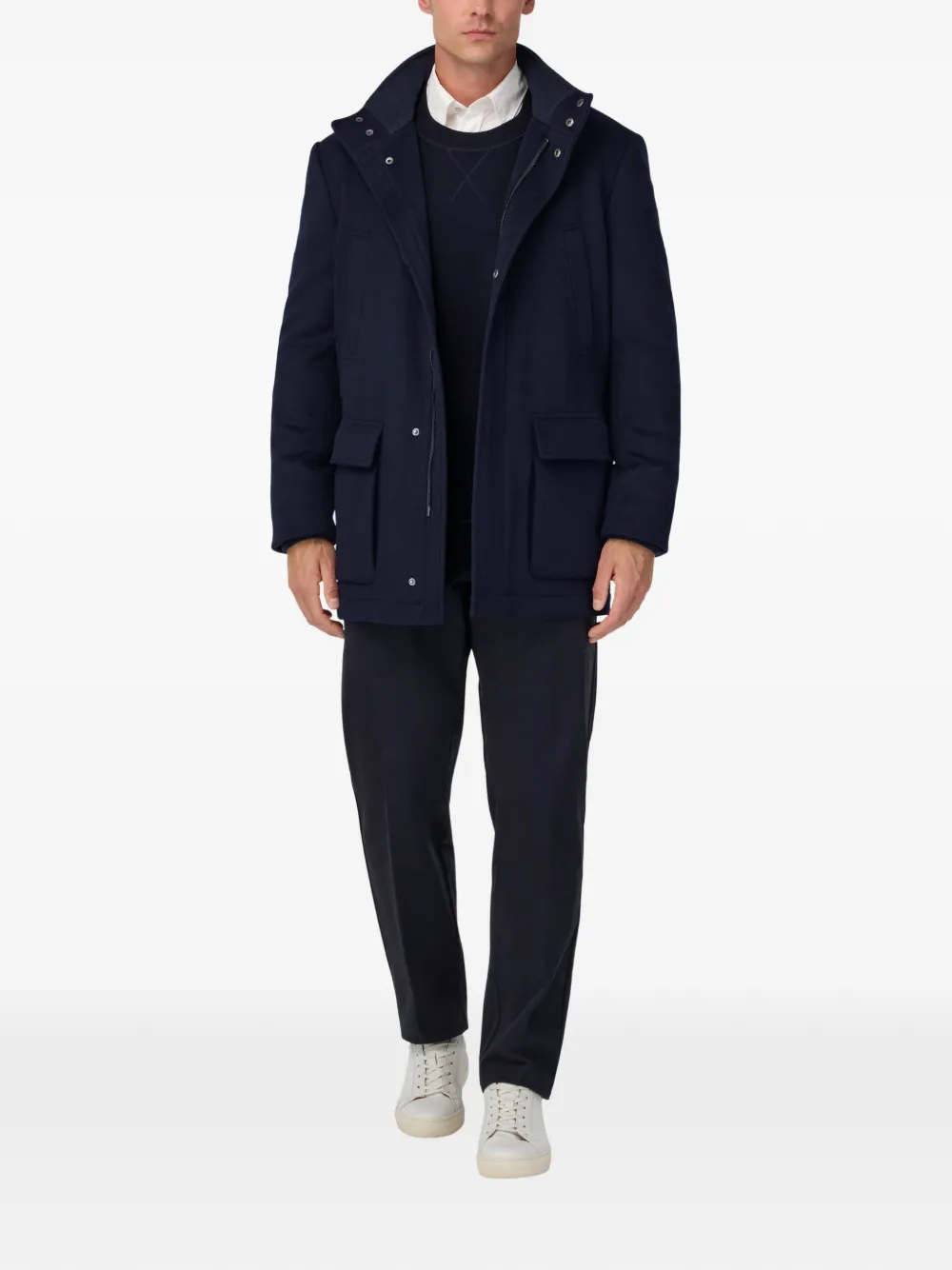 Boggi Milano Zurigo padded coat - Blauw