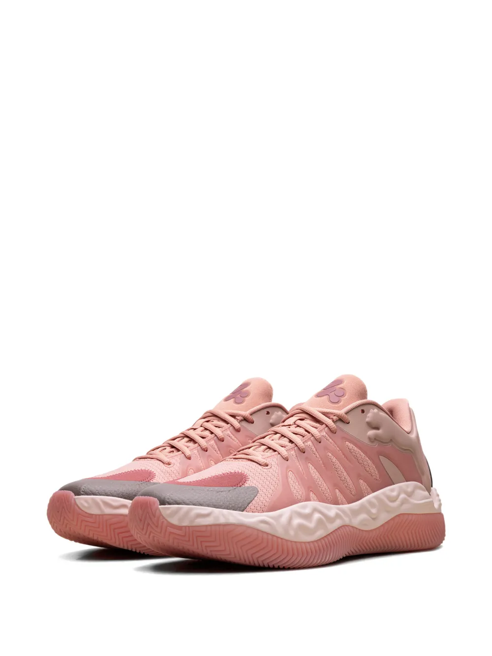 PUMA Hali 1 basketbal sneakers met textuur Roze