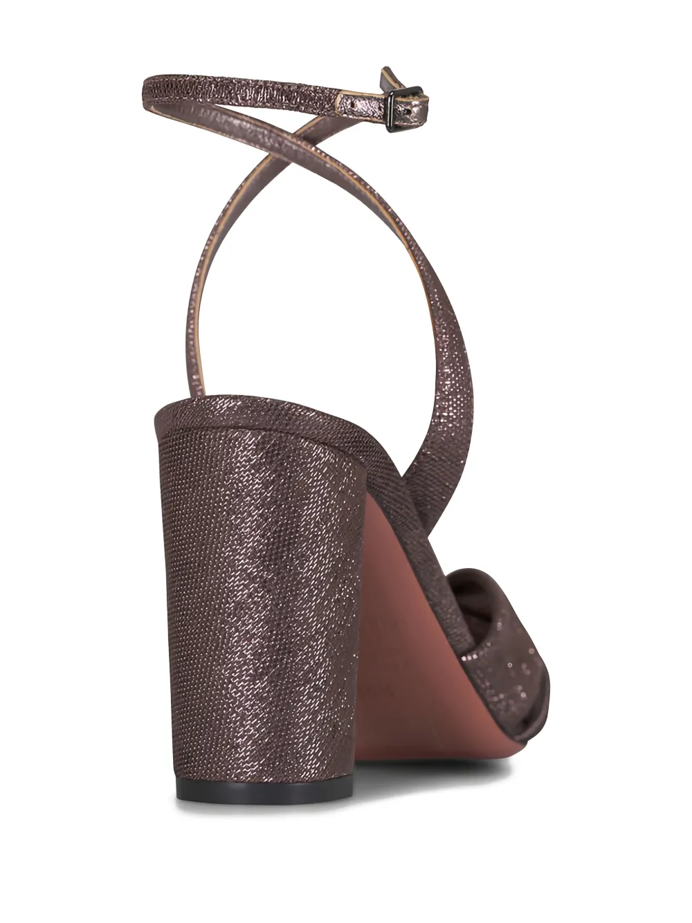 Aquazzura Sandalen met geknoopt detail en enkelbandje Bruin