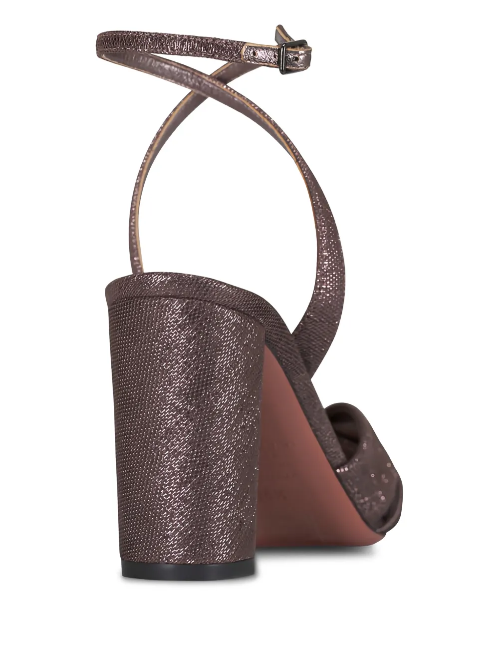 Aquazzura Sandalen met geknoopt detail en enkelbandje Bruin