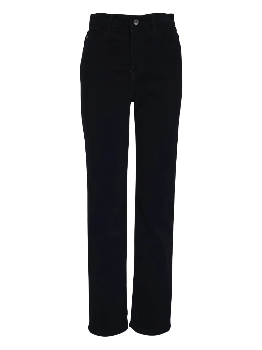 AG Jeans Pantaloni Brinley a coste - Nero