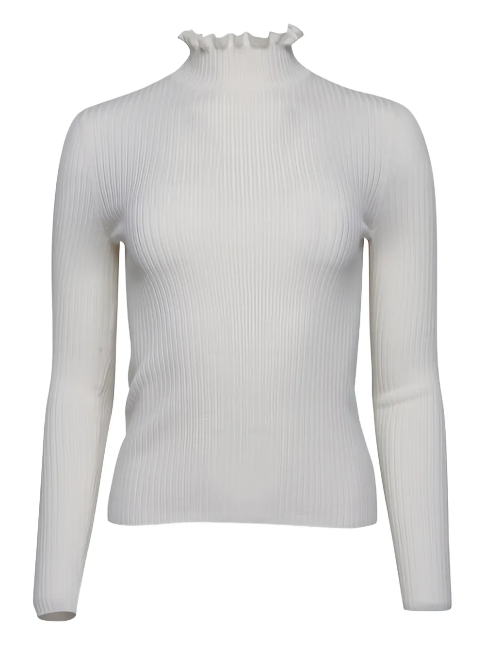 Akris Punto ruffled-collar top | White | Image 1