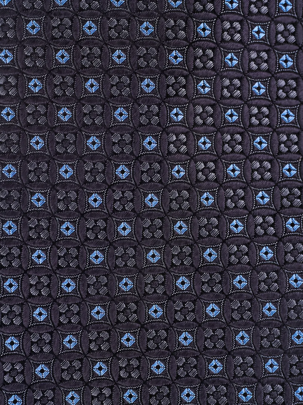 Canali patterned silk tie - Grijs