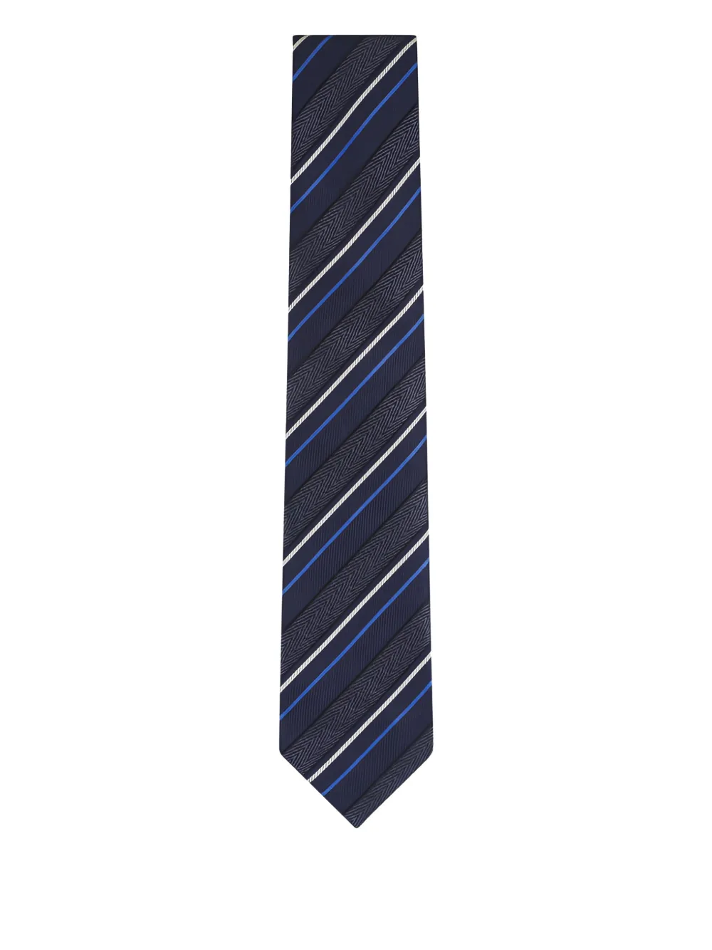 Brioni striped-pattern tie | Blue | Image 1