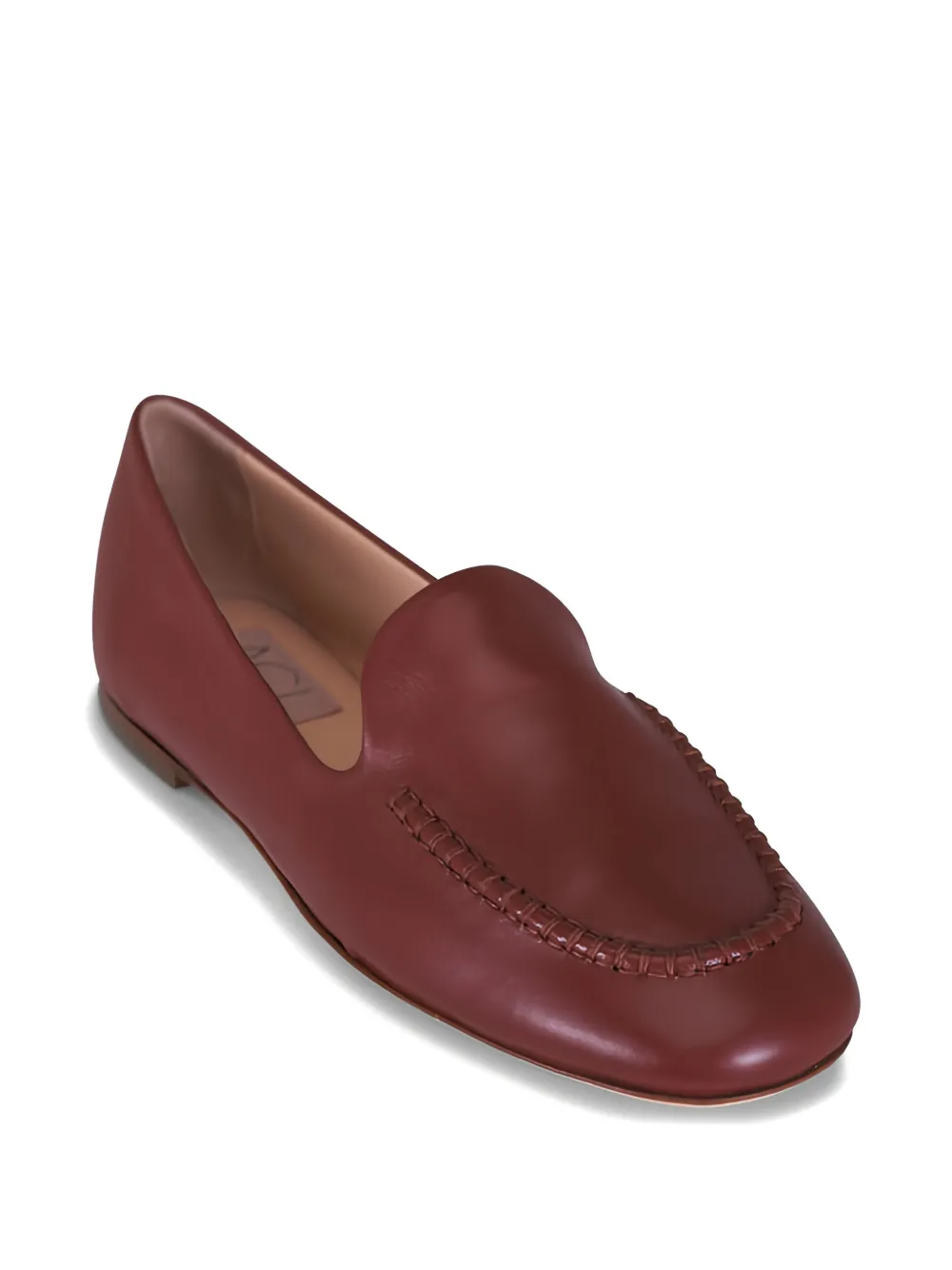 AGL Amelia loafers met stikseldetail - Bruin