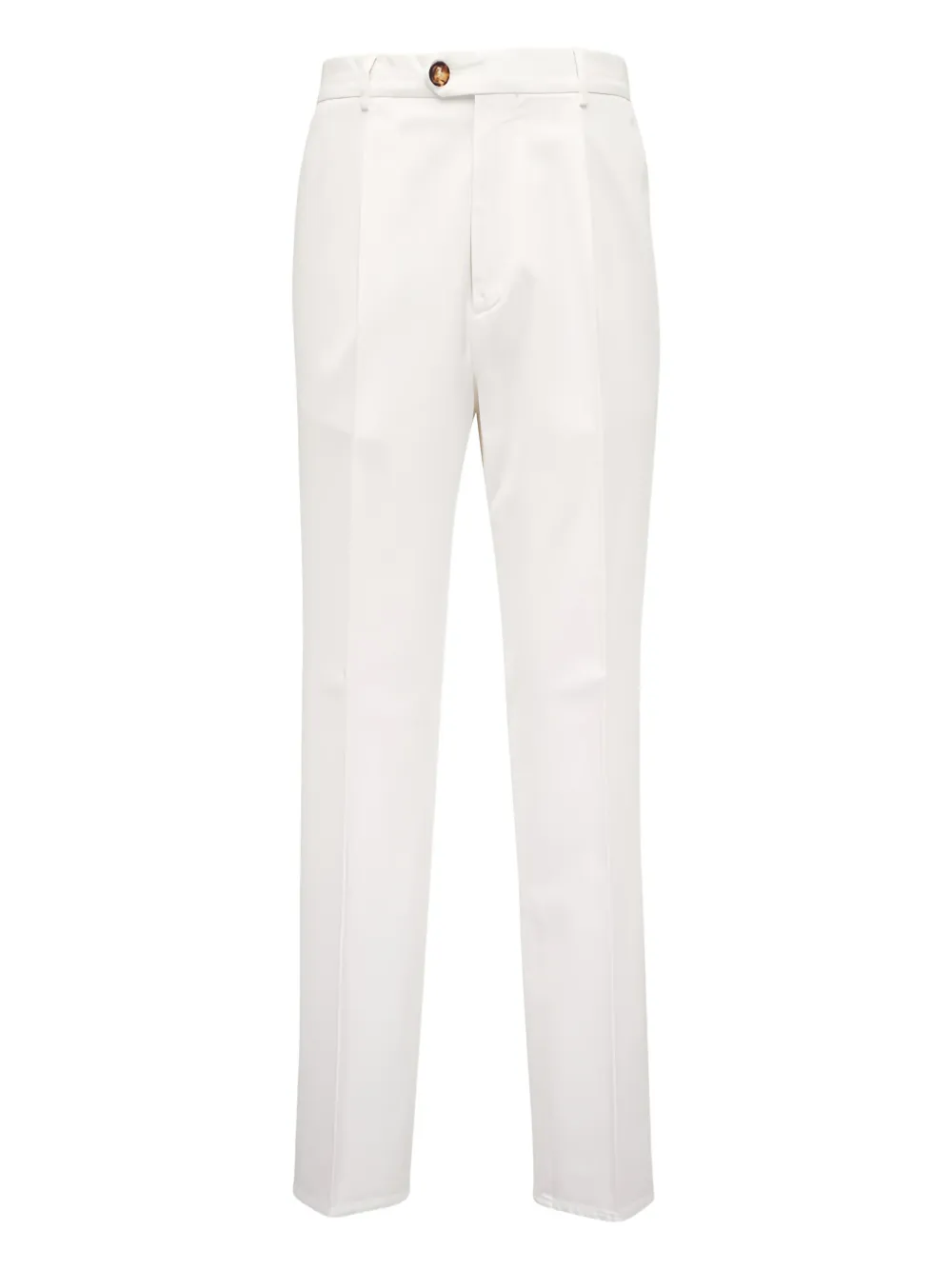 Brunello Cucinelli button-fastening trousers | White | Image 1