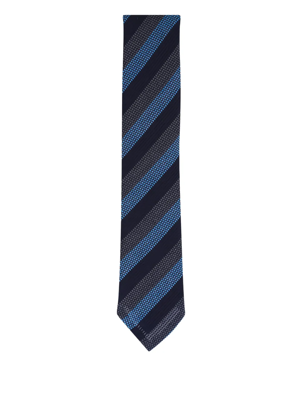 Eton striped-pattern tie | Blue | Image 1