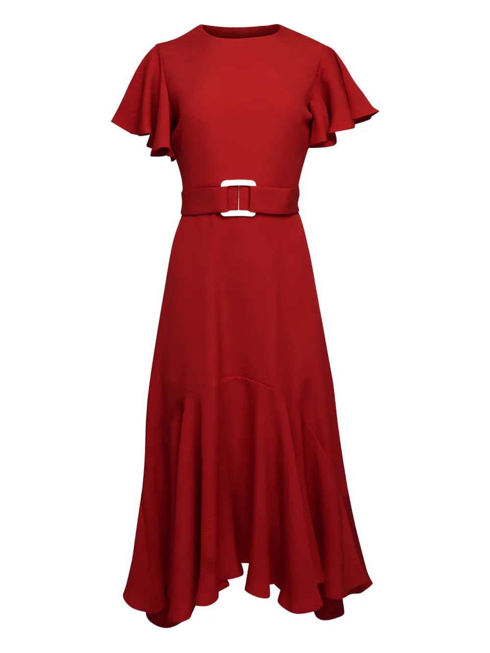 Edeline Lee vestido midi Dada | rojo | Image 1
