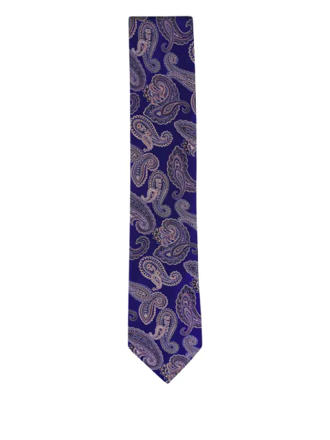 Eton paisley-pattern tie 