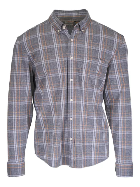 FAHERTY plaid woven shirt
