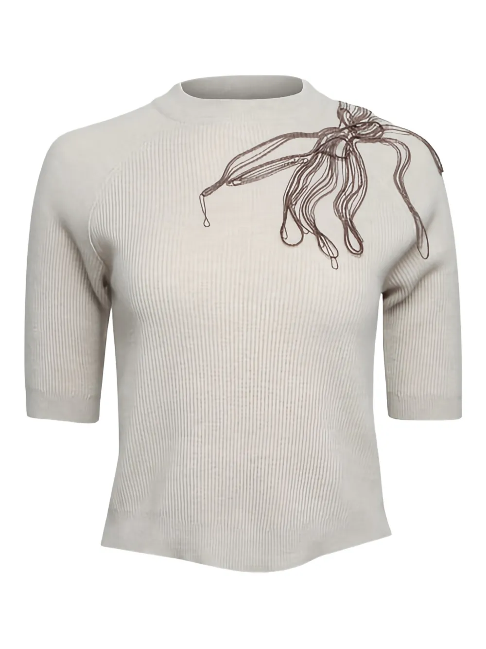 Brunello Cucinelli Monili sweater - Neutrals
