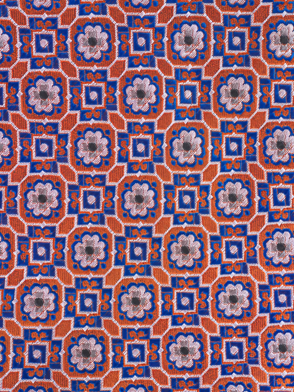 Eton cravate à motif géométrique | Image 2