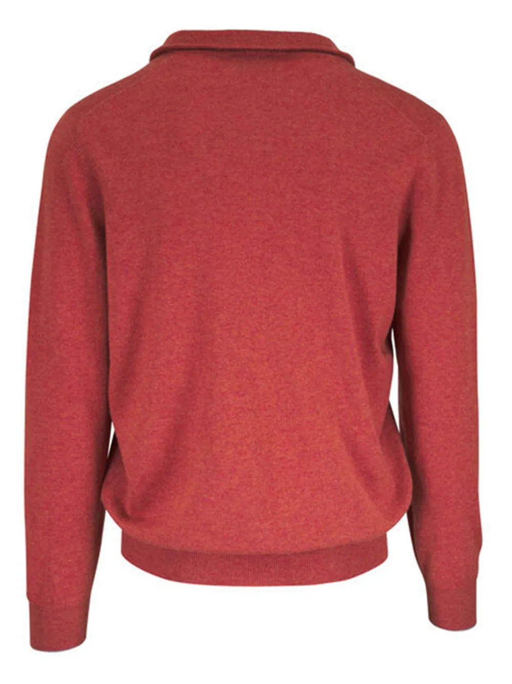 Brunello Cucinelli Poloshirt met rits - Oranje