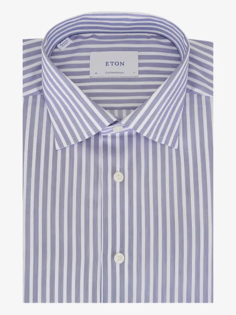 Eton chemise à rayures