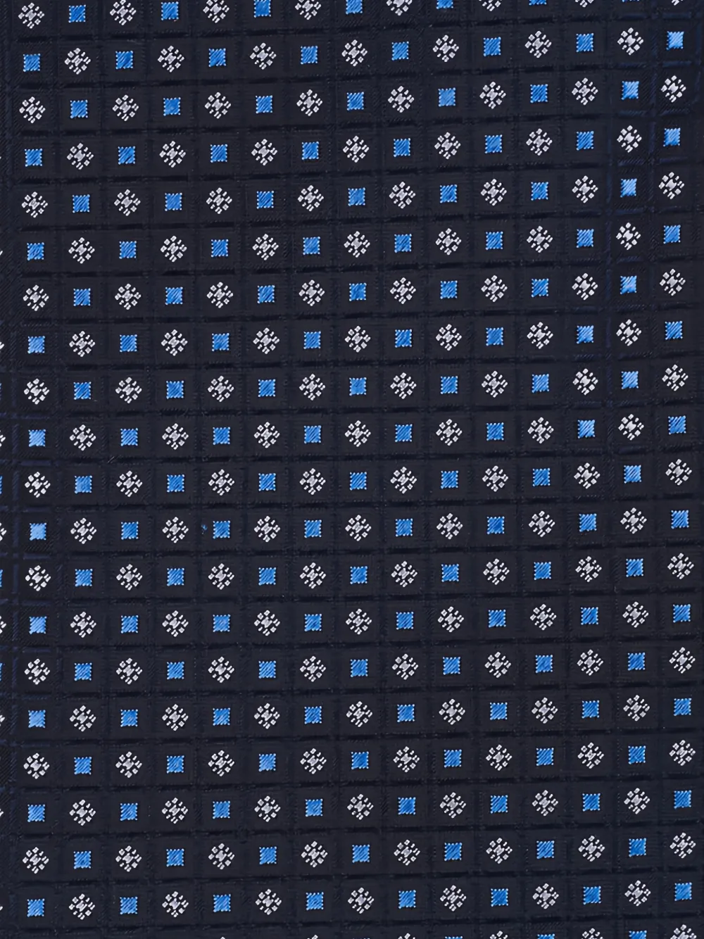 Eton geometric-pattern tie | Image 2