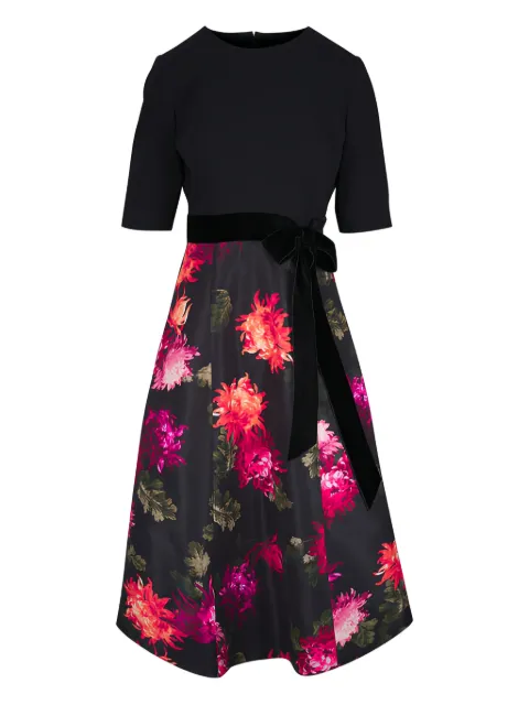 Carolina Herrera chrysanthemum-print midi dress