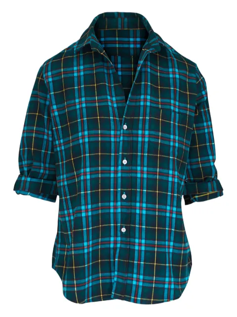 Frank & Eileen Eileen plaid blouse