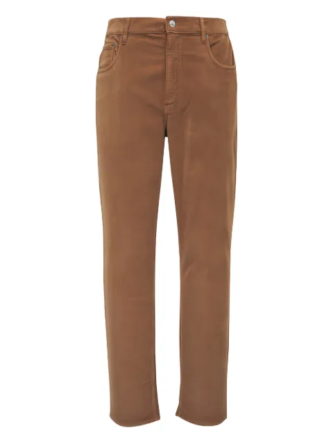 FAHERTY corduroy-texture trousers