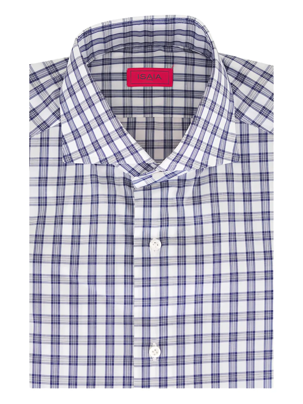 Isaia Camicia a quadri - Bianco