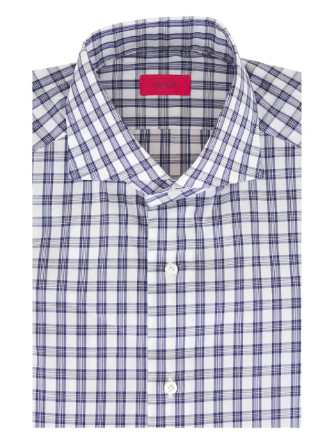 Isaia checked-pattern shirt