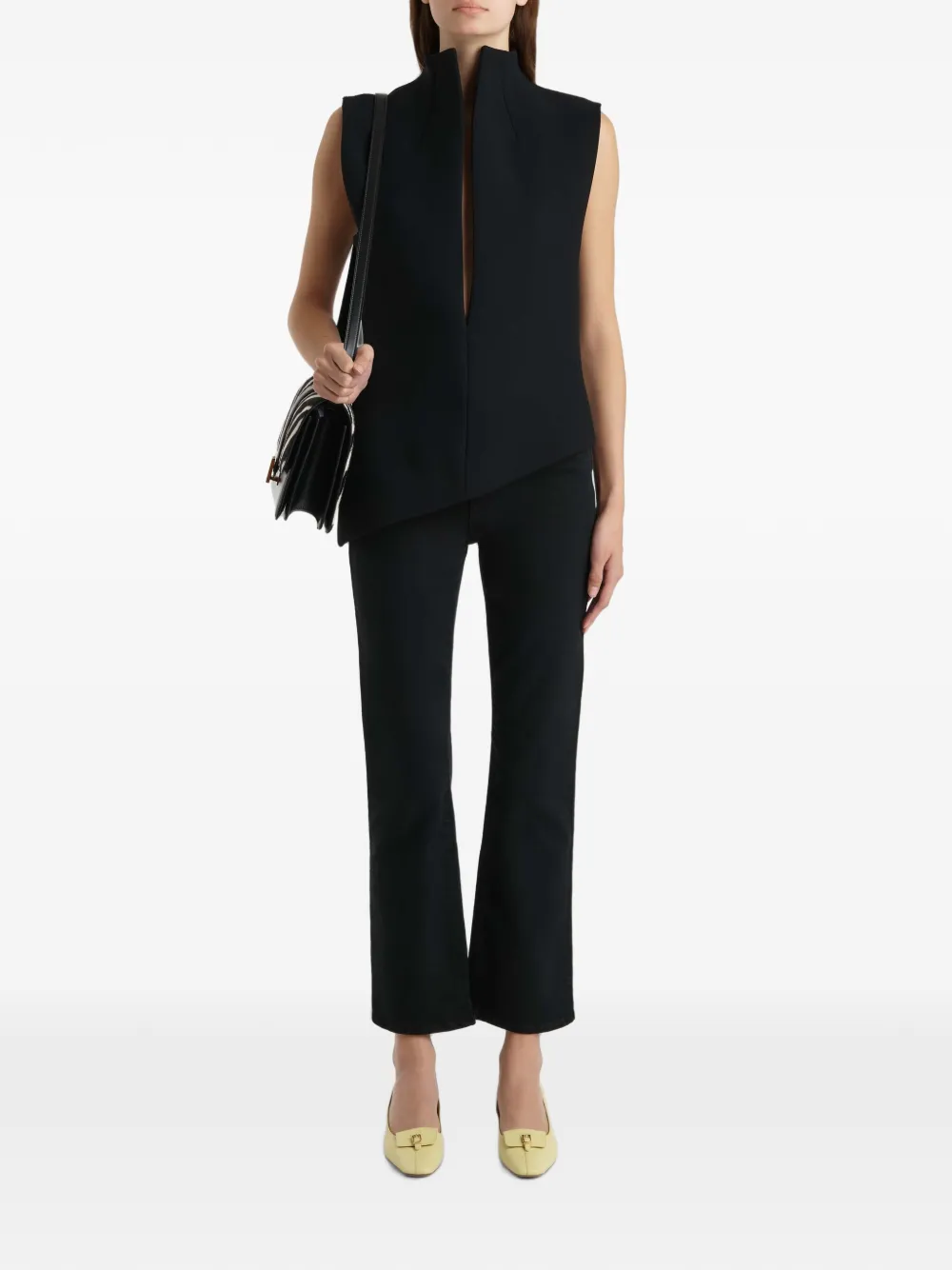KHAITE Vivian Carlyle broek Zwart