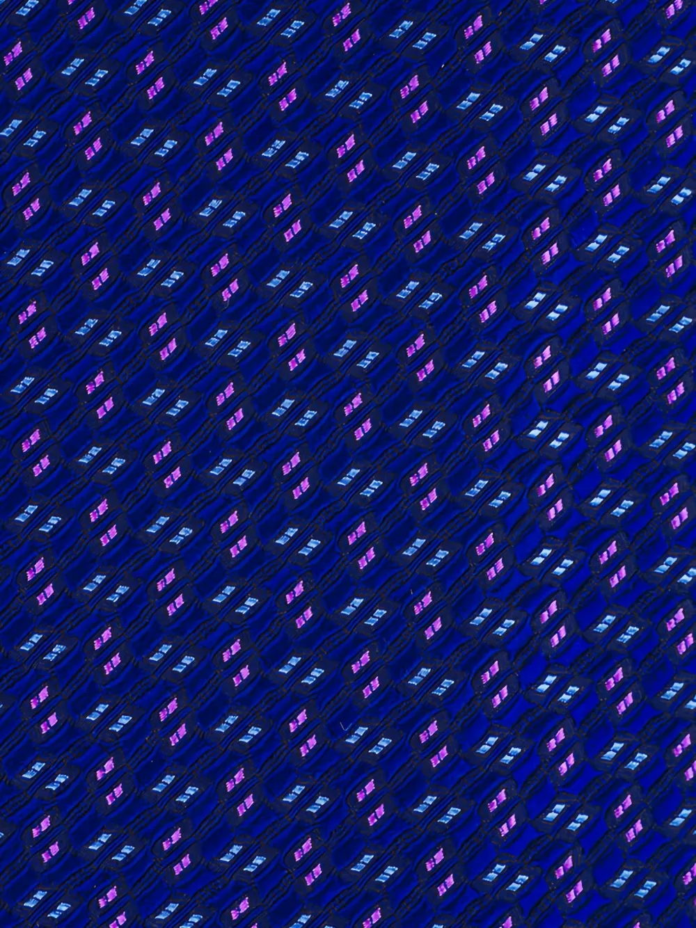 Eton geometric-patterned tie | Image 2