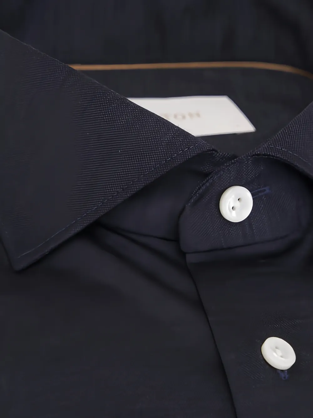 Eton Wollen overhemd - Blauw