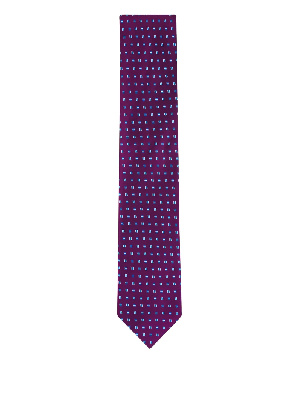 Eton patterned tie | Purple | Image 1