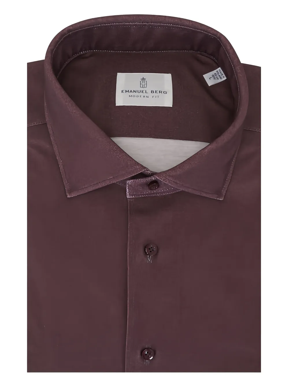 EMANUEL BERG spread-collar shirt | Brown | Image 1