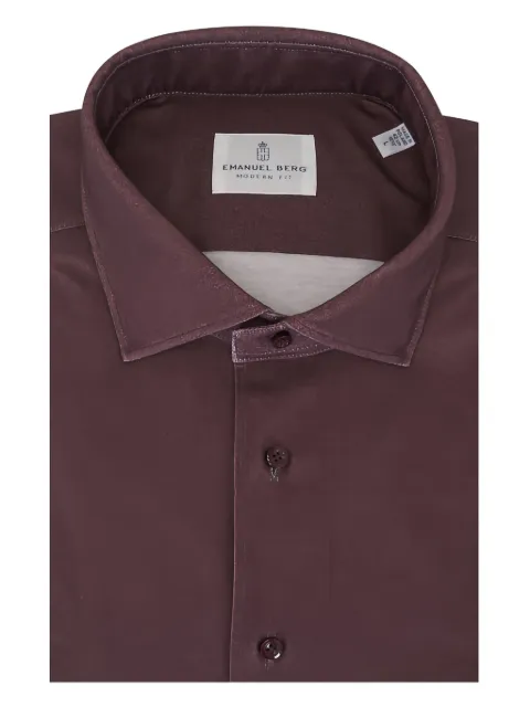 EMANUEL BERG spread-collar shirt