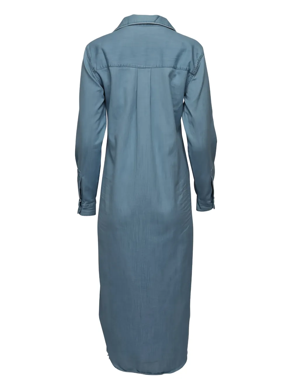 Frank & Eileen Rory midi-jurk met knoopsluiting - Blauw