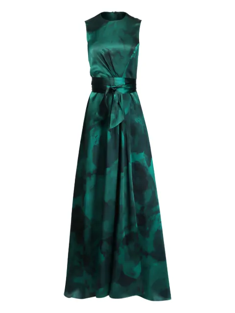 Kiton vestido largo con moño en la cintura