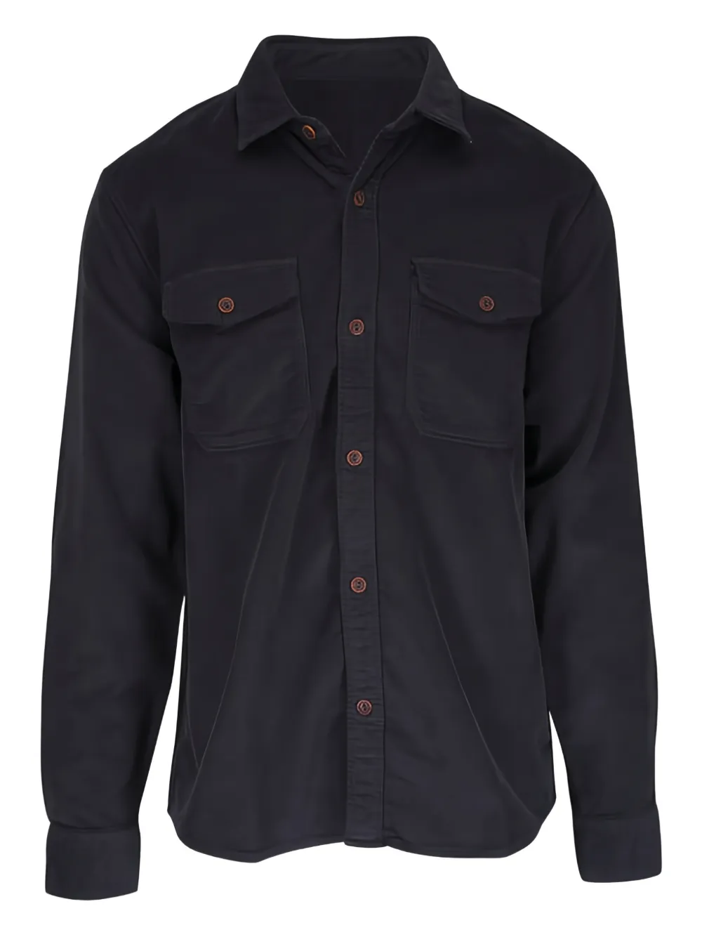 FAHERTY buttoned overshirt | Grey | Image 1